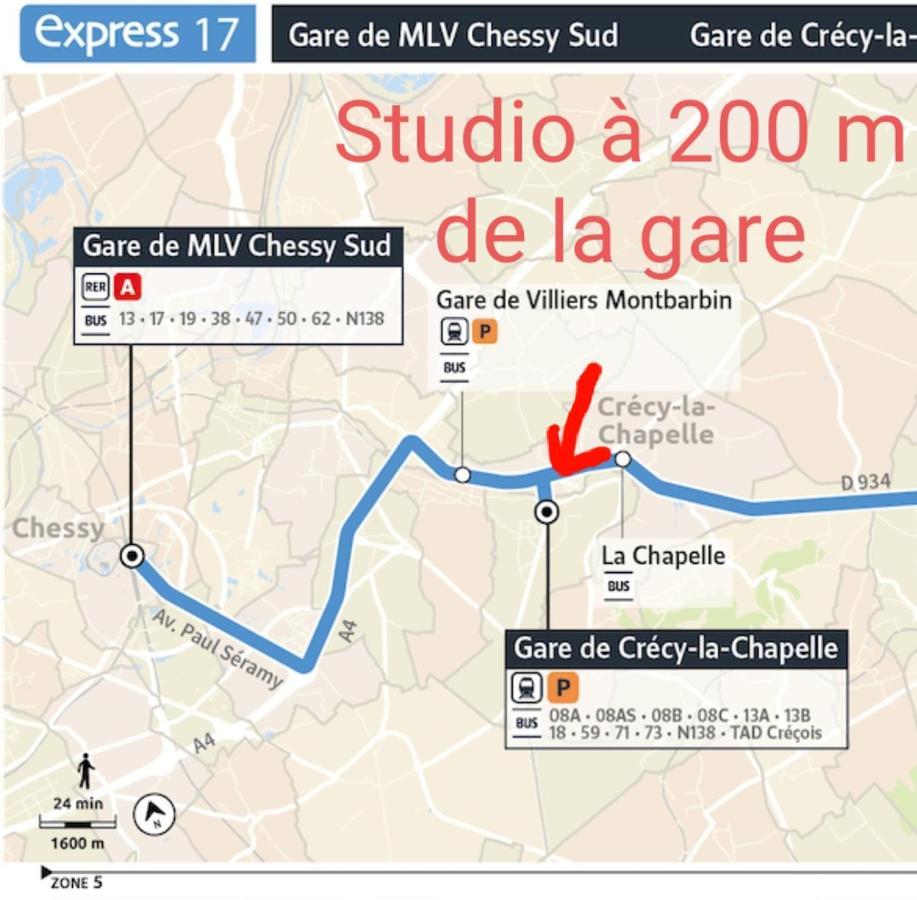Appartement O Fil De L'o A 12 Kilometres De Disneyland Paris Crecy-la-Chapelle